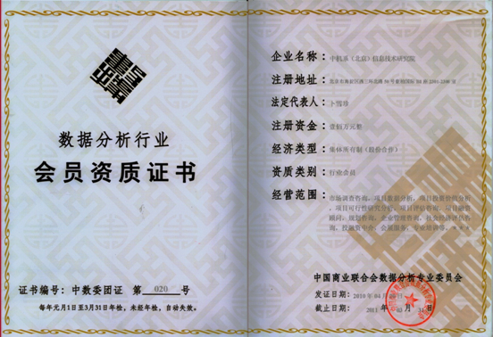 中國市場信息調查業協會團體會員單位